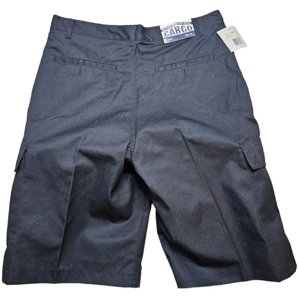 Authentic Galaxy by Harvick Men's Cargo Shorts Navy Blue Size 34
